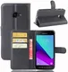 Samsung Galaxy Xcover 4/4s Lychee Portemonnee Hoesje Zwart afbeelding 5