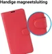 Samsung Galaxy Xcover 4/4s Lychee Portemonnee Hoesje Rood afbeelding 4