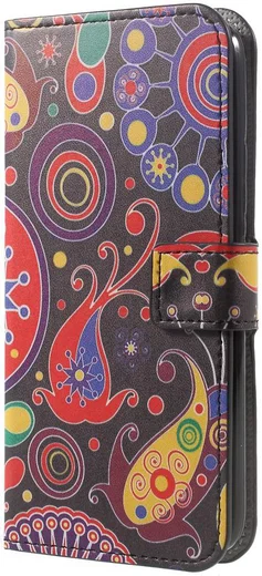 Motorola Moto G5 Plus Portemonnee Hoesje Paisley afbeelding 4