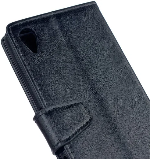 Sony Xperia L1 Portemonnee Hoesje Zwart afbeelding 6