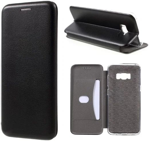 Stijlvol Samsung Galaxy S8 Portemonnee Hoesje Zwart afbeelding 7