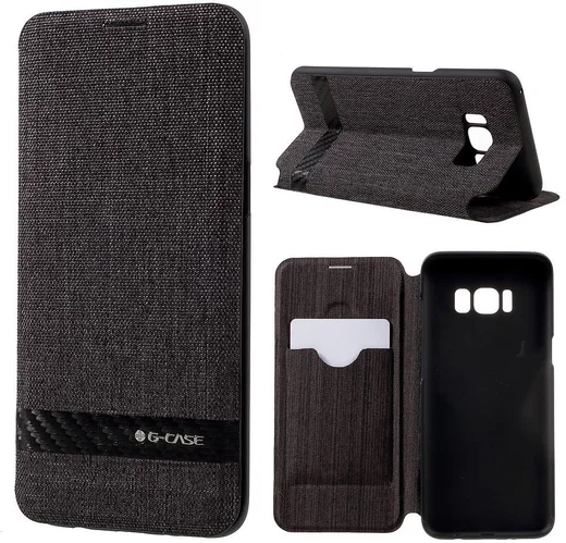 Samsung Galaxy S8 G-CASE met Kaarthouder Zwart afbeelding 2