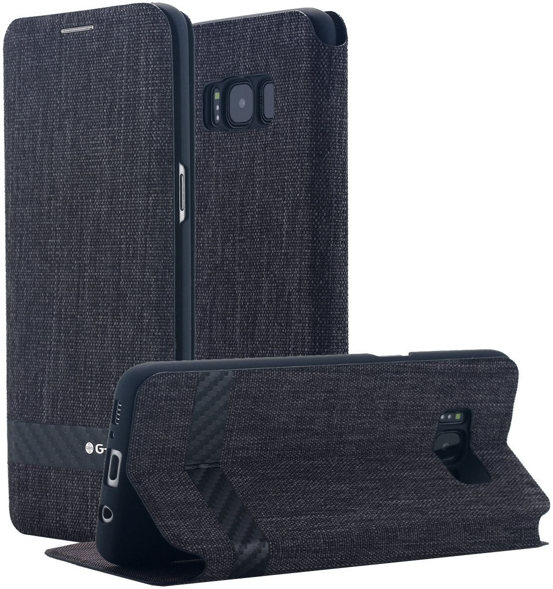 Samsung Galaxy S8 G-CASE met Kaarthouder Zwart afbeelding 6