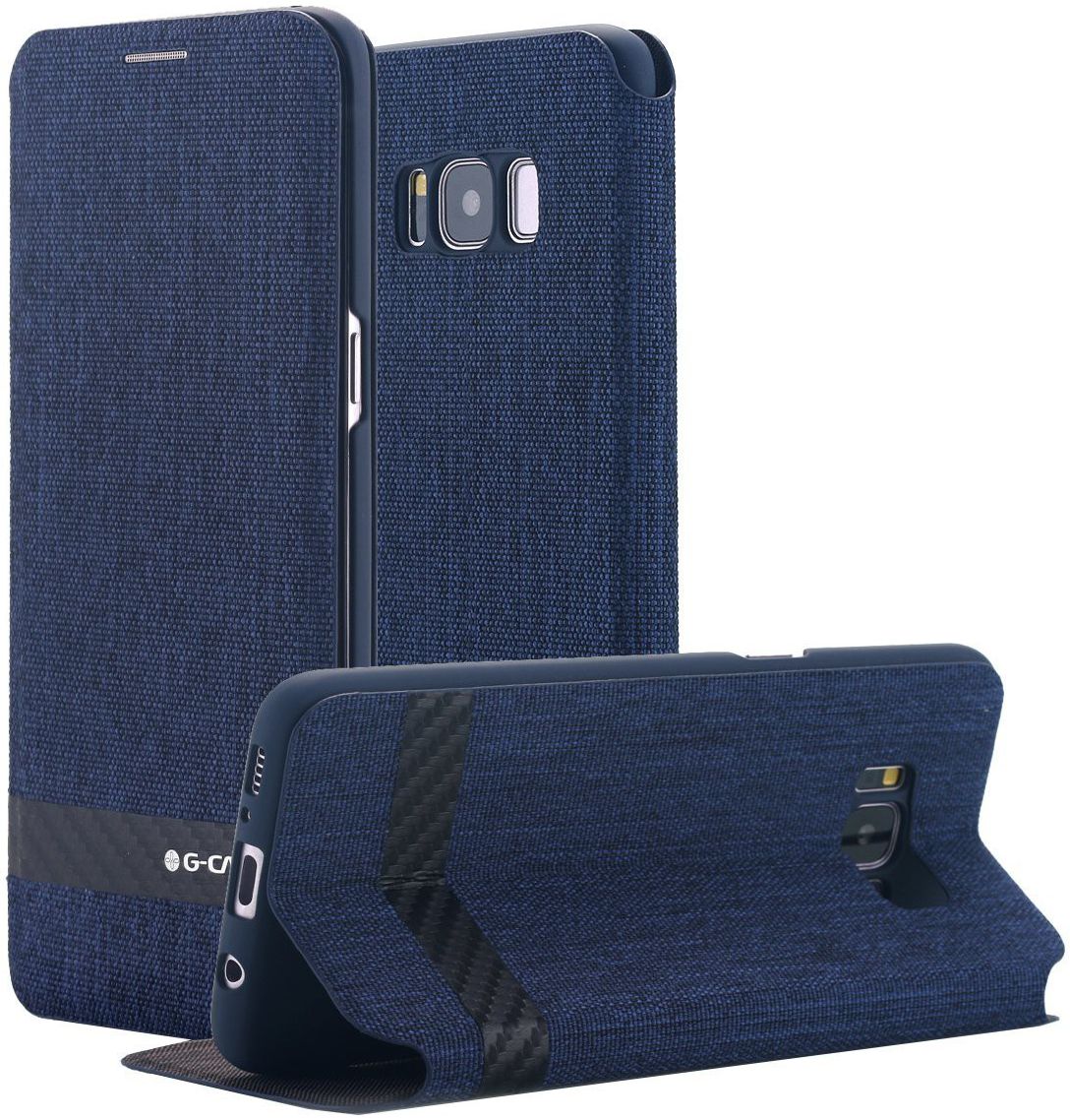 Samsung Galaxy S8 G-CASE met Kaarthouder Blauw afbeelding 2
