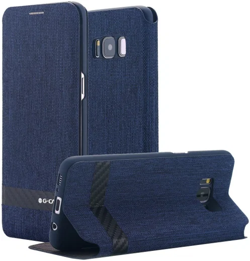 Samsung Galaxy S8 G-CASE met Kaarthouder Blauw afbeelding 2