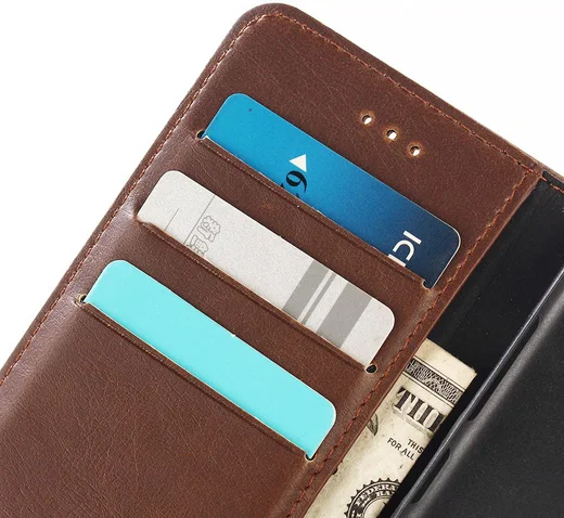 Samsung Galaxy S8 Portemonnee Hoesje met Standaard Bruin afbeelding 5