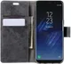 Samsung Galaxy S8 Vintage Bookcase Grijs afbeelding 1