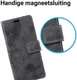 Samsung Galaxy S8 Vintage Bookcase Grijs afbeelding 3