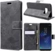 Samsung Galaxy S8 Vintage Bookcase Grijs afbeelding 6