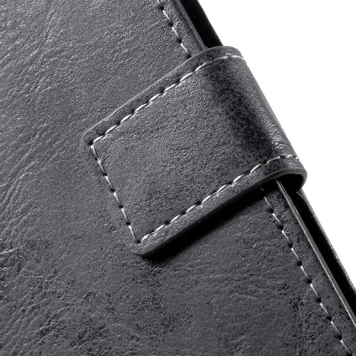 Samsung Galaxy S8 Vintage Bookcase Grijs afbeelding 11
