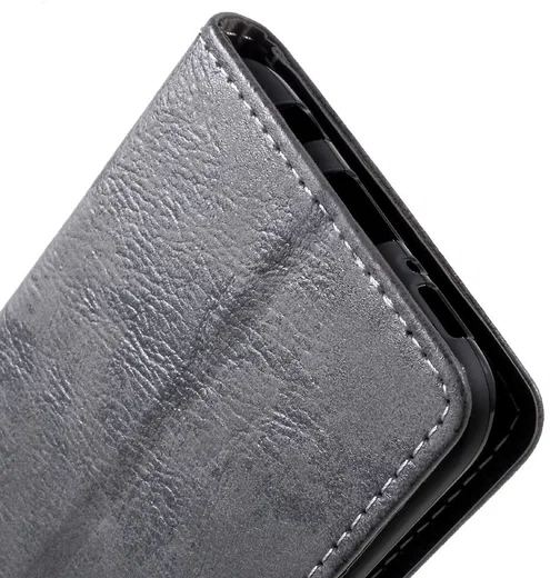 Samsung Galaxy S8 Vintage Bookcase Grijs afbeelding 13