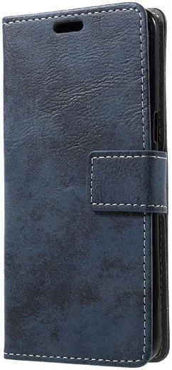 Samsung Galaxy S8 Vintage Bookcase Blauw afbeelding 10