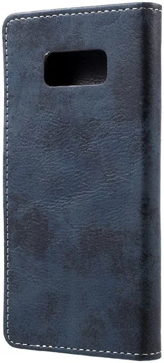 Samsung Galaxy S8 Vintage Bookcase Blauw afbeelding 11