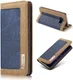 Samsung Galaxy S8 Canvas Portemonnee Hoesje Blauw afbeelding 3