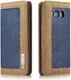Samsung Galaxy S8 Canvas Portemonnee Hoesje Blauw afbeelding 1