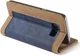 Samsung Galaxy S8 Canvas Portemonnee Hoesje Blauw afbeelding 5