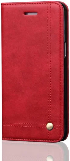 Samsung Galaxy S8 Vintage Portemonnee Hoesje Rood afbeelding 1