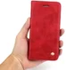 Samsung Galaxy S8 Vintage Portemonnee Hoesje Rood afbeelding 9