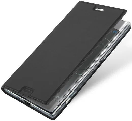 Dux Ducis Sony Xperia XZ Premium Bookcase Hoesje Grijs afbeelding 1