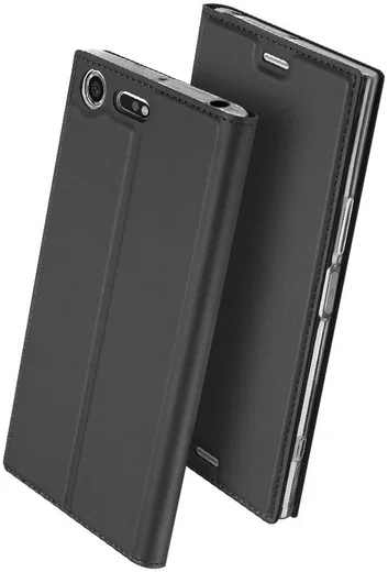 Dux Ducis Sony Xperia XZ Premium Bookcase Hoesje Grijs afbeelding 6