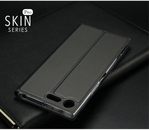 Dux Ducis Sony Xperia XZ Premium Bookcase Hoesje Grijs afbeelding 7