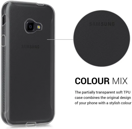 Samsung Galaxy Xcover 4/4s Transparant Hoesje afbeelding 4