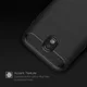 Samsung Galaxy J7 (2017) Geborsteld TPU Hoesje Zwart afbeelding 2