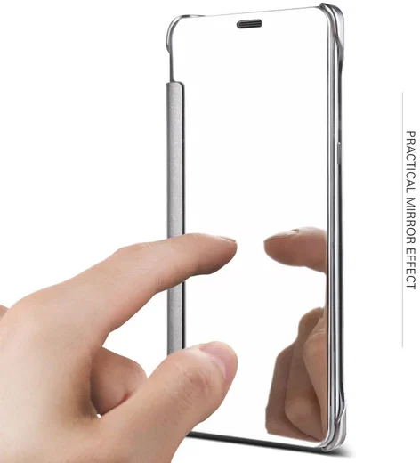 Samsung Galaxy S8 Spiegel Book Case Zilver afbeelding 2