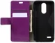 LG K4 (2017) Hoesje met Kaarthouder Paars afbeelding 2
