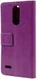 LG K4 (2017) Hoesje met Kaarthouder Paars afbeelding 4