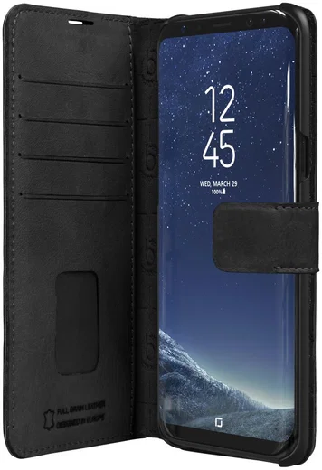 Bugatti Zurigo Portemonnee Hoesje Samsung Galaxy S8 Zwart afbeelding 2