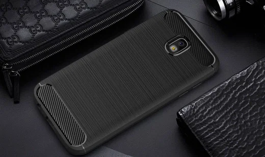 Samsung Galaxy J5 (2017) Geborsteld TPU Hoesje Zwart afbeelding 12