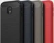 Samsung Galaxy J3 2017 Geborsteld TPU Hoesje Zwart afbeelding 6
