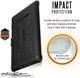UAG Metropolis Case Apple iPad 2017 / 2018 / Air / Air 2 Midnight afbeelding 5