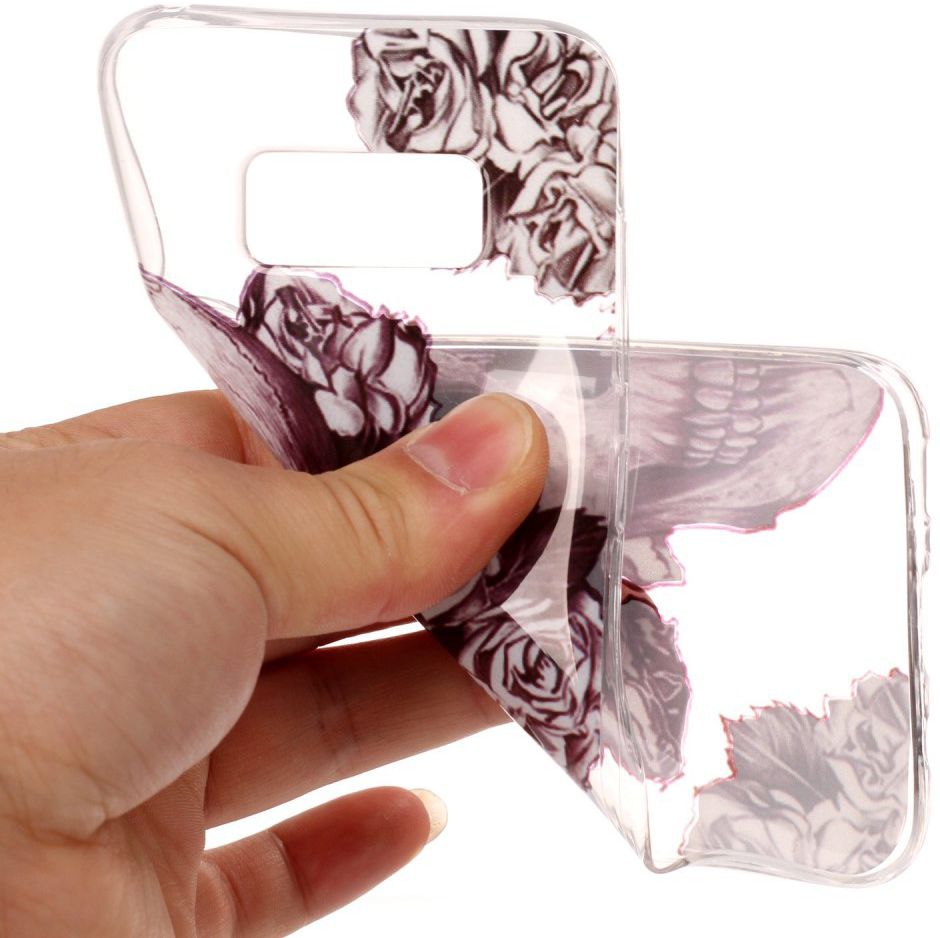 Samsung Galaxy S8 TPU Back Cover Skulls afbeelding 4