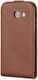 Echt Leren Verticale Samsung Galaxy A5 (2017) Flip Hoesje Bruin afbeelding 3