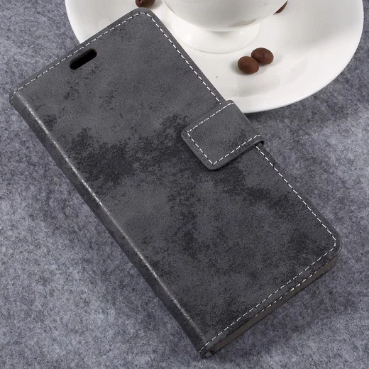 Vintage Bookcase voor uw Samsung Galaxy Xcover 4/4s Grijs afbeelding 4