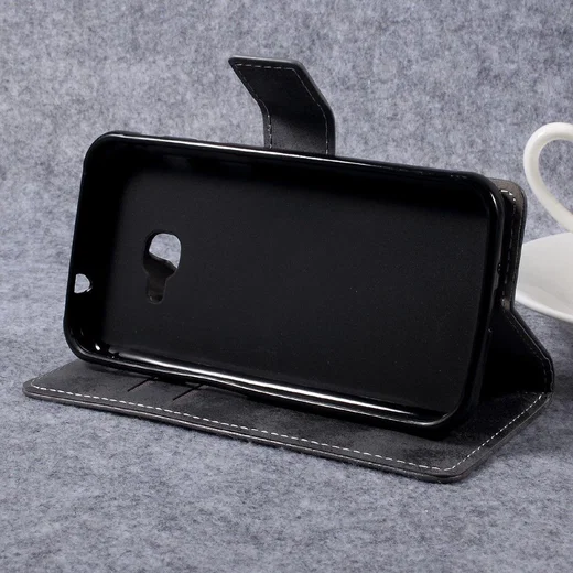 Vintage Bookcase voor uw Samsung Galaxy Xcover 4/4s Grijs afbeelding 7
