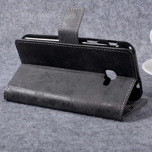 Vintage Bookcase voor uw Samsung Galaxy Xcover 4/4s Grijs afbeelding 8