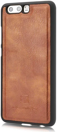 Huawei P10 Echt Leren Portemonnee Hoesje Bruin afbeelding 10