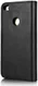 Huawei P8 Lite (2017) Echt Leren Portemonnee Hoesje Zwart afbeelding 8