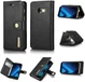 Samsung Galaxy A3 (2017) Echt Leren Portemonnee Hoesje Zwart afbeelding 13