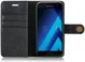 Samsung Galaxy A3 (2017) Echt Leren Portemonnee Hoesje Zwart afbeelding 4