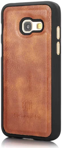 Samsung Galaxy A3 (2017) Echt Leren Portemonnee Hoesje Bruin afbeelding 14