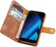 Samsung Galaxy A3 (2017) Echt Leren Portemonnee Hoesje Bruin afbeelding 1