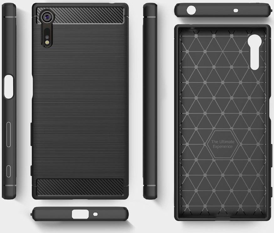 Sony Xperia XZ Geborsteld TPU Hoesje Blauw afbeelding 8
