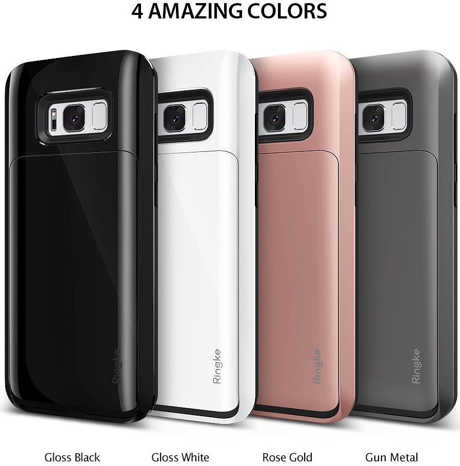 Ringke Access Wallet Case Samsung Galaxy S8 Hoesje Gunmetal afbeelding 5