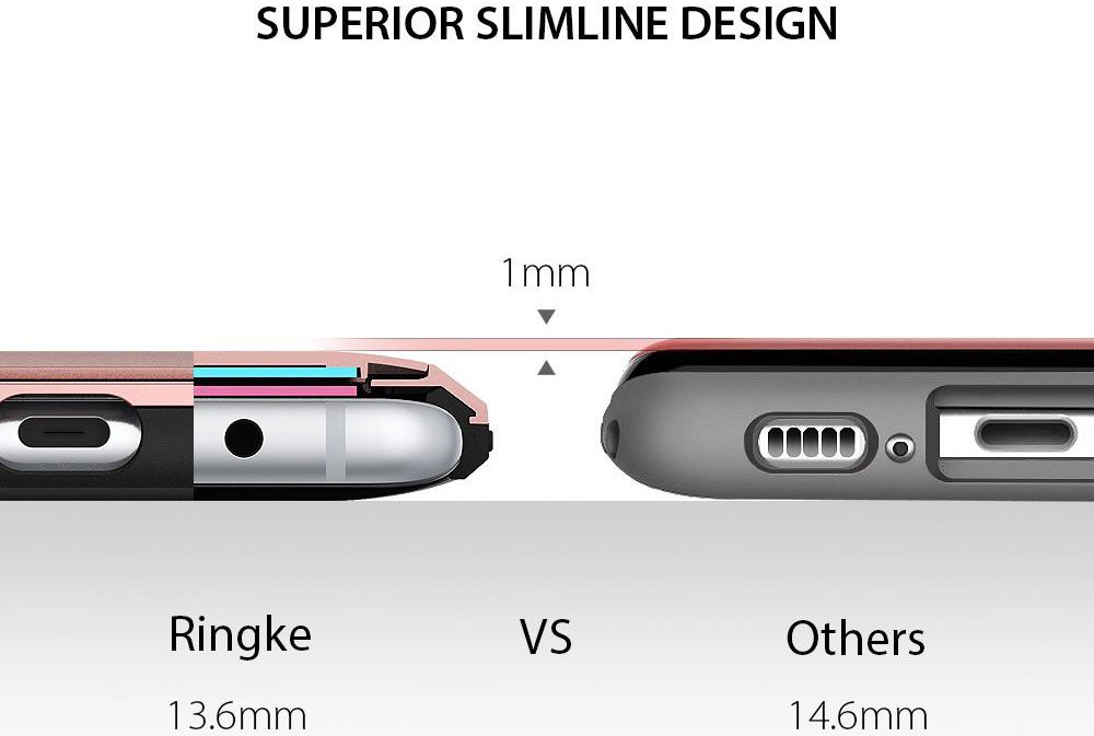 Ringke Access Wallet Case Samsung Galaxy S8 Plus Hoesje Gunmetal afbeelding 5
