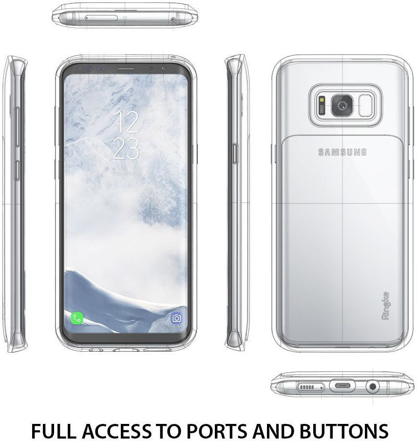 Ringke Access Wallet Case Samsung Galaxy S8 Plus Hoesje Gunmetal afbeelding 9