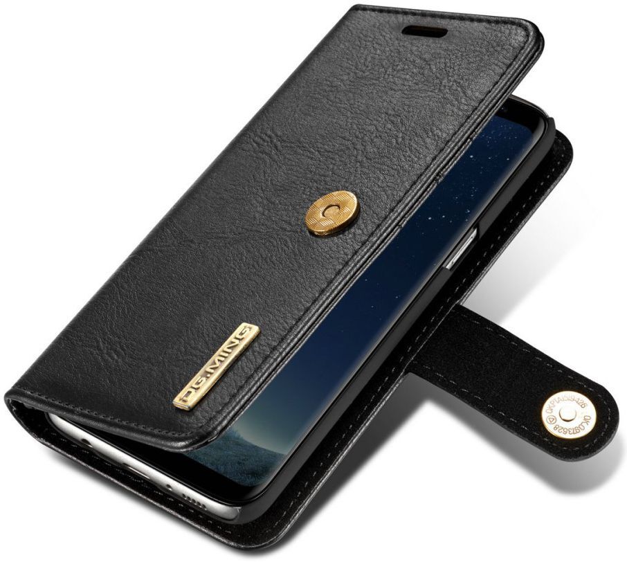 Samsung Galaxy S8 Echt Leren Portemonnee Hoesje Zwart afbeelding 5